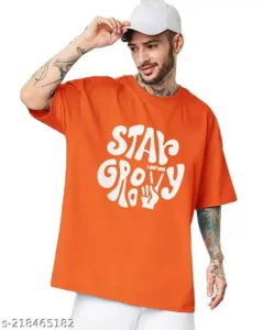 Trendy LEOTUDE Oversized Half Sleeve Men's T-Shirt - Image 2