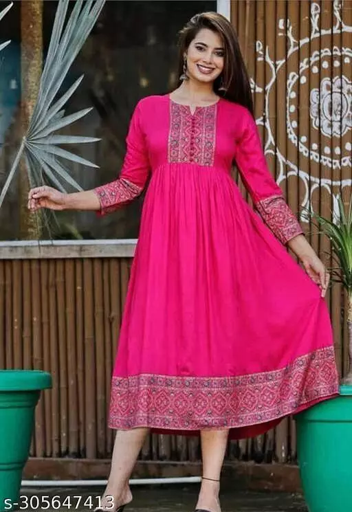 fargin anarkali kurti