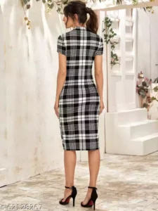 The Heart Of Fashion Women's And Girl's Bodycon Printed Midi Dress - Image 2