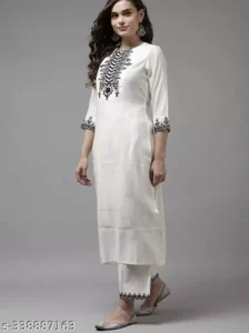 Indian Design Kurties With Plazzo Festive Partywear Readymade Dress - Image 2