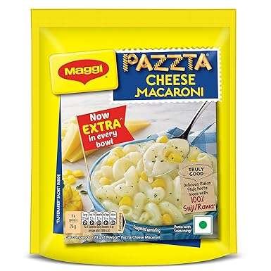 MAGGI Pazzta Cheese Macaroni Pasta, Delicious Italian Style Instant Pasta, , 75g