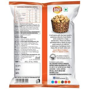 Lay's West Indies Hot n Sweet Chilli Flavour Potato Chips - Image 3