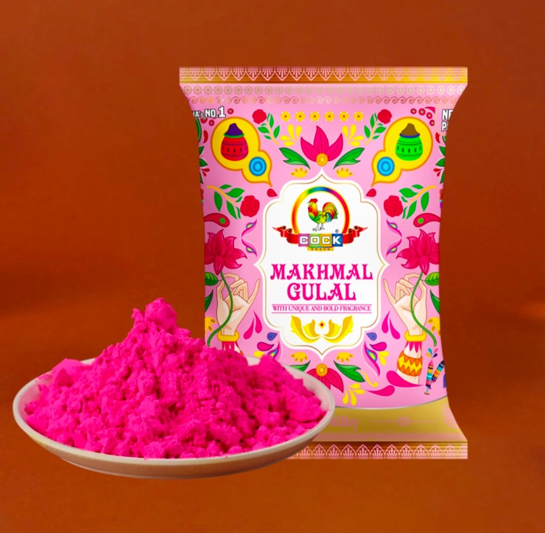 Makhmal Non-Toxic Holi Gulal (Pink) by  Cock