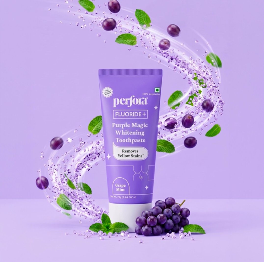 Perfora Purple Magic Whitening Toothpaste